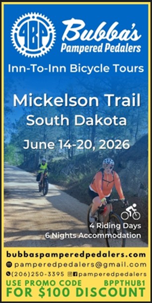 Mickelson bike tours, fully supported